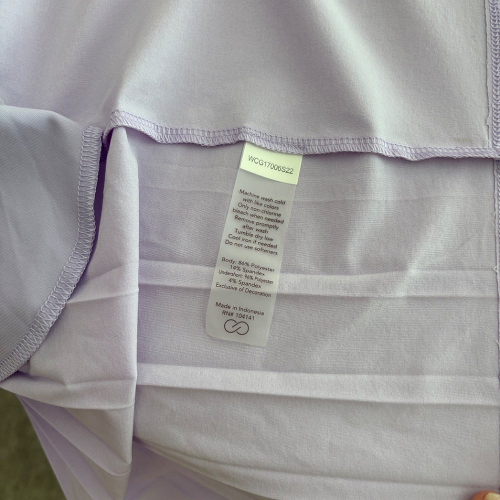 CALIA 16" ACE Skort - Lilac Size XL - Picture 11 of 11